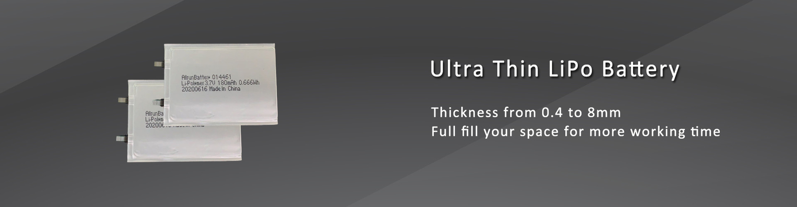 Batterie LiPo personnalisée