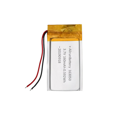 Batterie lithium-ion polymère rechargeable 160mAh 163050 3,7 V