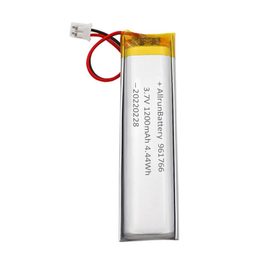 3.7V 1200mAh rétrécissent ultra les paquets faits sur commande de batteries de Li-polymère pour les dispositifs médicaux portatifs