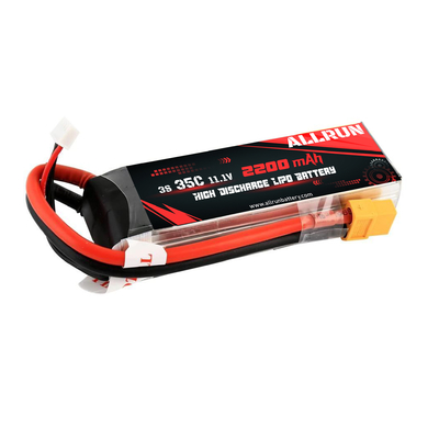 batterie lithium-polymère à décharge élevée 35C batterie 3S 11,1 V 2200mAh LiPo
