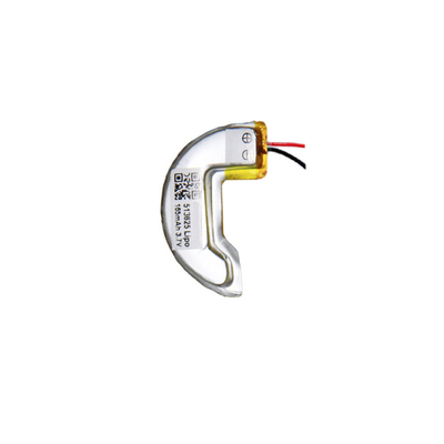 Fiabilité élevée de la batterie LiPo de forme faite sur commande de C de solution de puissance 3,7 V 165mAh