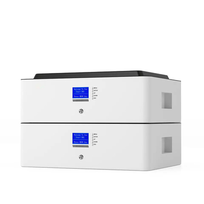 paquet de batterie de stockage de l'énergie de 51.2V 100Ah 5,12 KWHs BMS fait sur commande Stackable Battery Pack