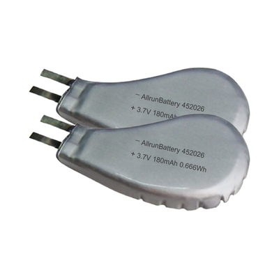 452026 3,7 V 180mAh Batterie LiPo Batterie Rechargeable LiPo Polymère Portable