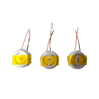offres rechargeables de batterie du bouton 3.7V 60mAh LiPo de paquet de batterie du Li-polymère 1C