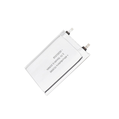 Batterie LiPo ultra mince TBD 3.7V 70mAh pour étiquettes électroniques RFID