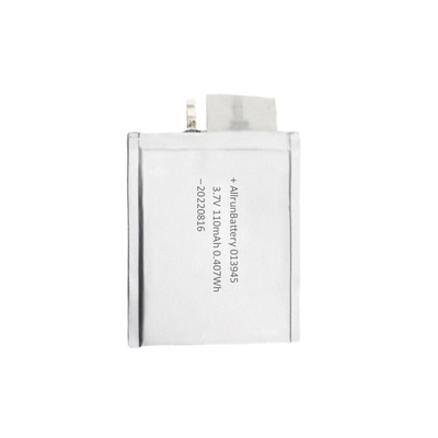 Batterie LiPo ultra mince 110mAh 3.7V de cartes à puce longue durée de vie