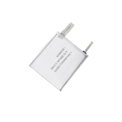 Batterie ultra mince de polymère de lithium d'OEM 1C 3.7V 300mAh pour le lecteur MP5