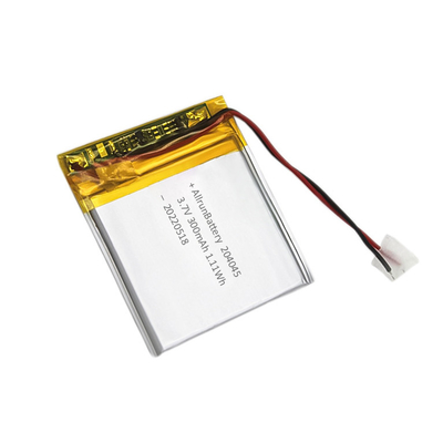 3.7V 300mAh Batterie LiPo ultra mince Batterie au lithium personnalisée 204050