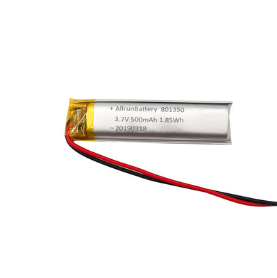 stylos de lecture de Li Ion Battery Ultra Narrow For de coutume de 3.7V 500mAh 801350
