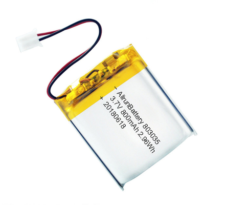 Batterie LiPo puissante 3,7 V 800 mAh batterie Li polymère rechargeable