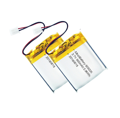 Batterie LiPo puissante 3,7 V 800 mAh batterie Li polymère rechargeable