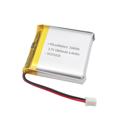 Batterie au lithium médicale rechargeable personnalisée LiPo 3,7 V 1800mAh