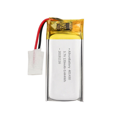 3.7V 120mAh Batterie LiPo Batterie au lithium personnalisée rechargeable 1C