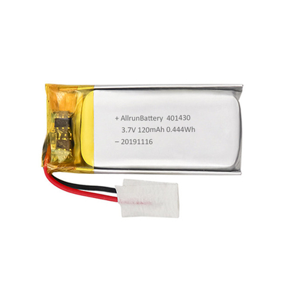 3.7V 120mAh Batterie LiPo Batterie au lithium personnalisée rechargeable 1C