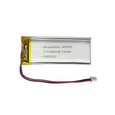 Batterie en forme de rectangle mince 1C Batterie LiPo rechargeable 3,7 V 800mAh
