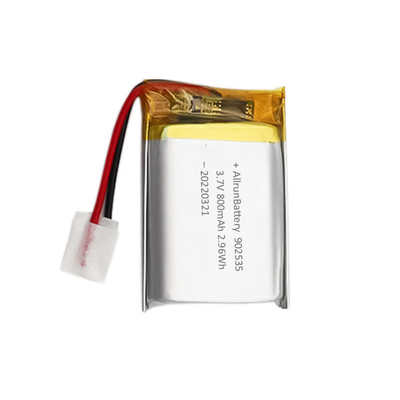 Batterie LiPo légère rechargeable 800mAh 3.7V 902535 pour les dispositifs médicaux