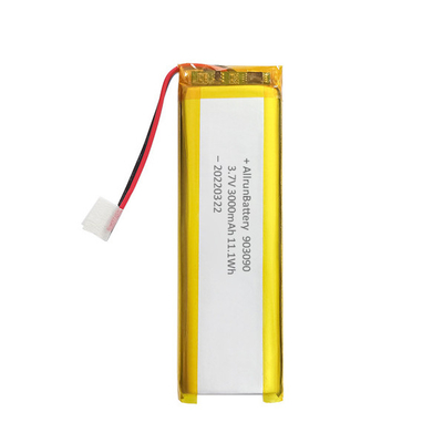 Batterie lithium-polymère rechargeable personnalisée 3,7 V 3000mAh 903090