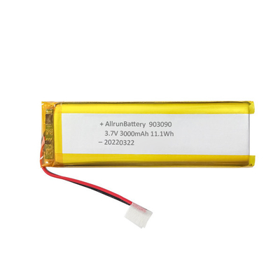 Batterie lithium-polymère rechargeable personnalisée 3,7 V 3000mAh 903090