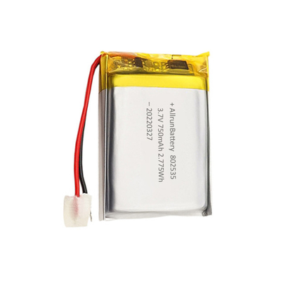 Sécurité de batterie de polymère de lithium de rectangle batterie LiPo de 3,7 V 750mAh