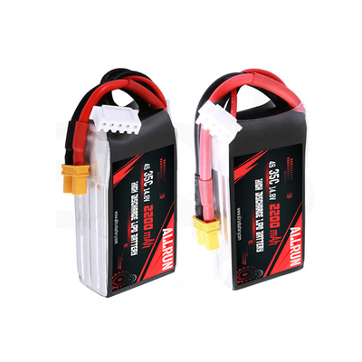 Batterie LiPo 35C 14.8V Batterie LiPo à taux élevé 4S 2200mAh