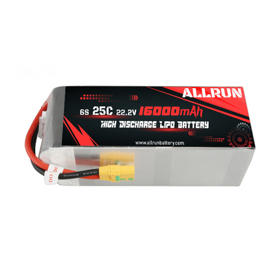Outils électriques Batterie LiPo à haute décharge 25C 22.2V 6S 16000mAh