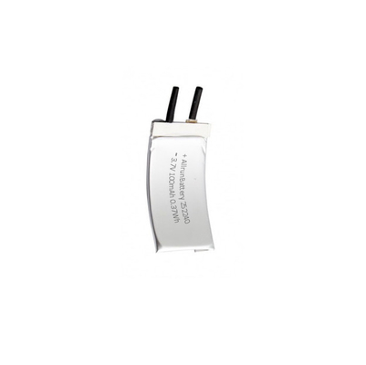 Batterie au lithium-polymère incurvée par 1C de la batterie LiPo de la coutume 3,7 V 100mAh