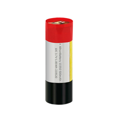 10C 3.7V 500mAh Batterie LiPo Cylindrique Légère LiPo Polymère Batterie