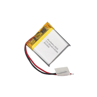 Batterie rechargeable de polymère d'ion de lithium de place de batterie de la lumière 3,7 V 250mAh LiPo