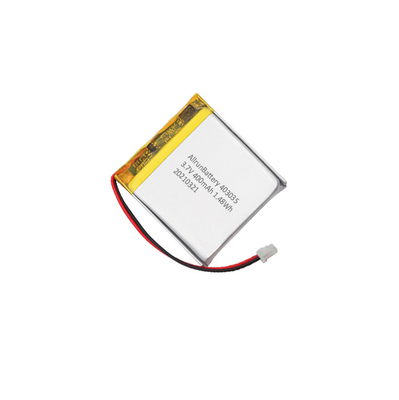 Batterie LiPo Carrée 400mAh 1C 3.7 V Li Polymère Batterie Rechargeable