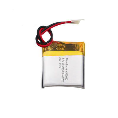 Batterie LiPo carrée rechargeable puissante de 3,7 V 150 mAh 502020