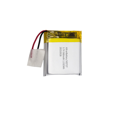 Batterie LiPo rechargeable 3,7 V 360 mAh de forme carrée PCM