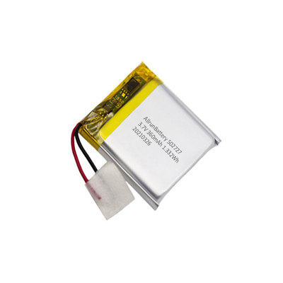 Batterie LiPo rechargeable 3,7 V 360 mAh de forme carrée PCM