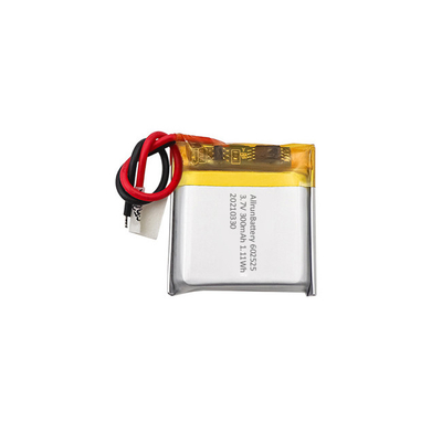 Batterie polymère rechargeable au lithium 1C 3,7 V 300 mAh 602525