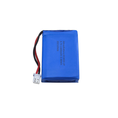 Batterie puissante de polymère de lithium de la batterie 1S2P de 3,7 V 2400mAh LiPo
