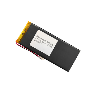 Batterie au lithium polymère légère 3,7 V 5000mAh Batterie au lithium rechargeable