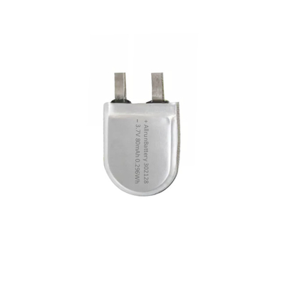 302128 3,7 la batterie faite sur commande de polymère de lithium de courant de charge de V 80mAh 1C, U forment la batterie nouvelle de LiPo