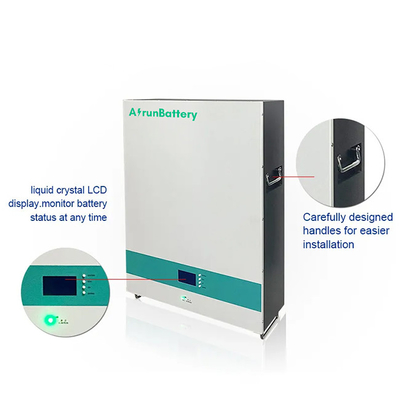 La batterie prismatique RS485 du bâti Lifepo4 de paroi cellulaire/PEUT paquet de batterie au lithium de 51.2V 100ah
