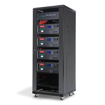 Le support empilable de batterie du support LiFePO4 de serveur de module a monté pour le système d'alimentation solaire de grille