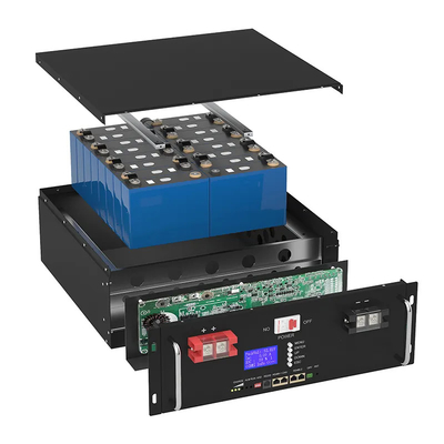 Batterie à énergie solaire du système 48V 100Ah LiFePO4 de Powerwall de la batterie LiFePO4 faite sur commande