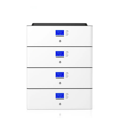 paquet de batterie de stockage de l'énergie de 51.2V 100Ah 5,12 KWHs BMS fait sur commande Stackable Battery Pack